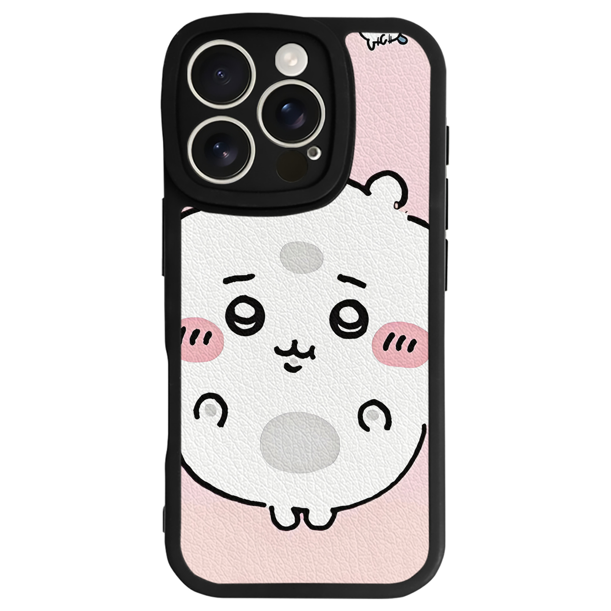 （画像用） ちいかわ Chii-kawa 【iPhone 16シリーズ対応】シリコンスマホケース（レザー調） 材質：シリコン